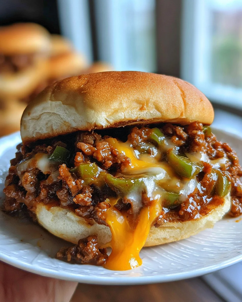 Philly Cheesesteak Sloppy Joes Recipe