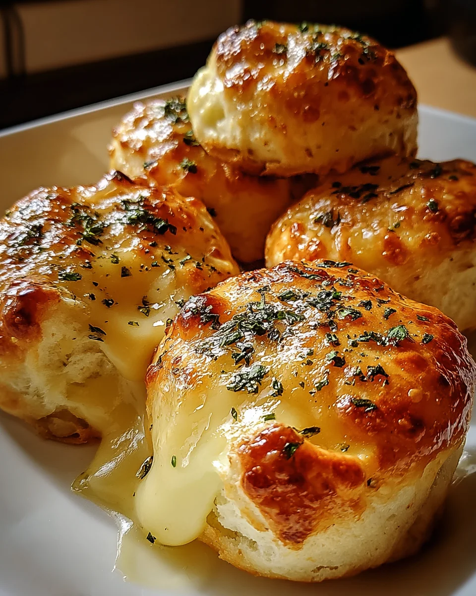 Pillsbury Biscuit Garlic Butter Cheese Bombs