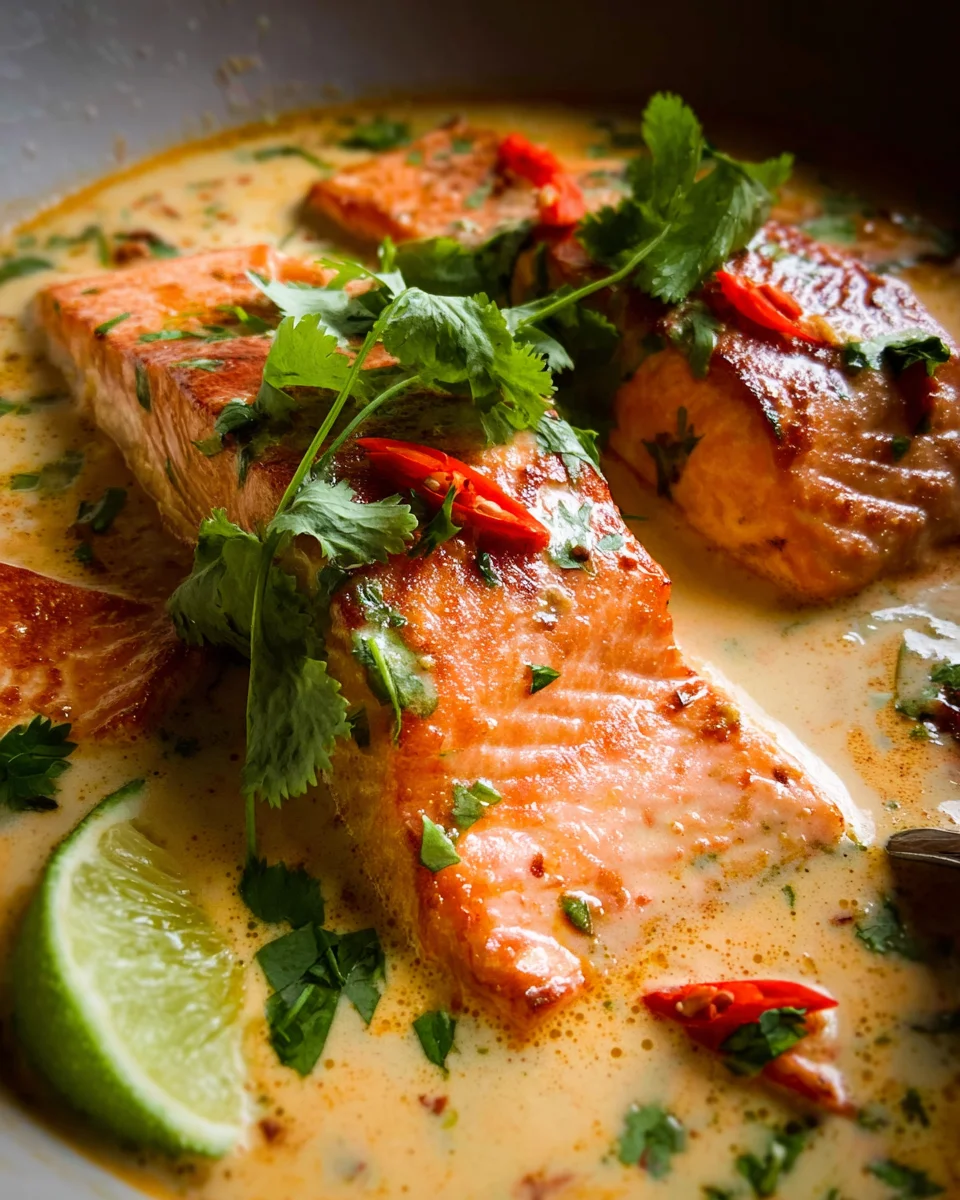 Poached Salmon in Coconut Lime Sauce 22 Poached Salmon in Coconut Lime Sauce