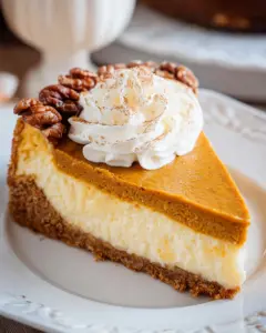 Pumpkin Pie Cheesecake