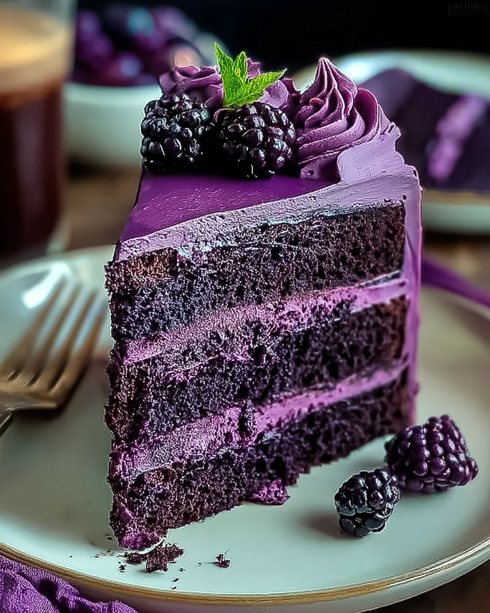 Purple Velvet Cake