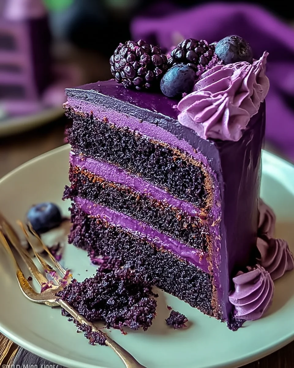 Purple Velvet Cake 27 Purple