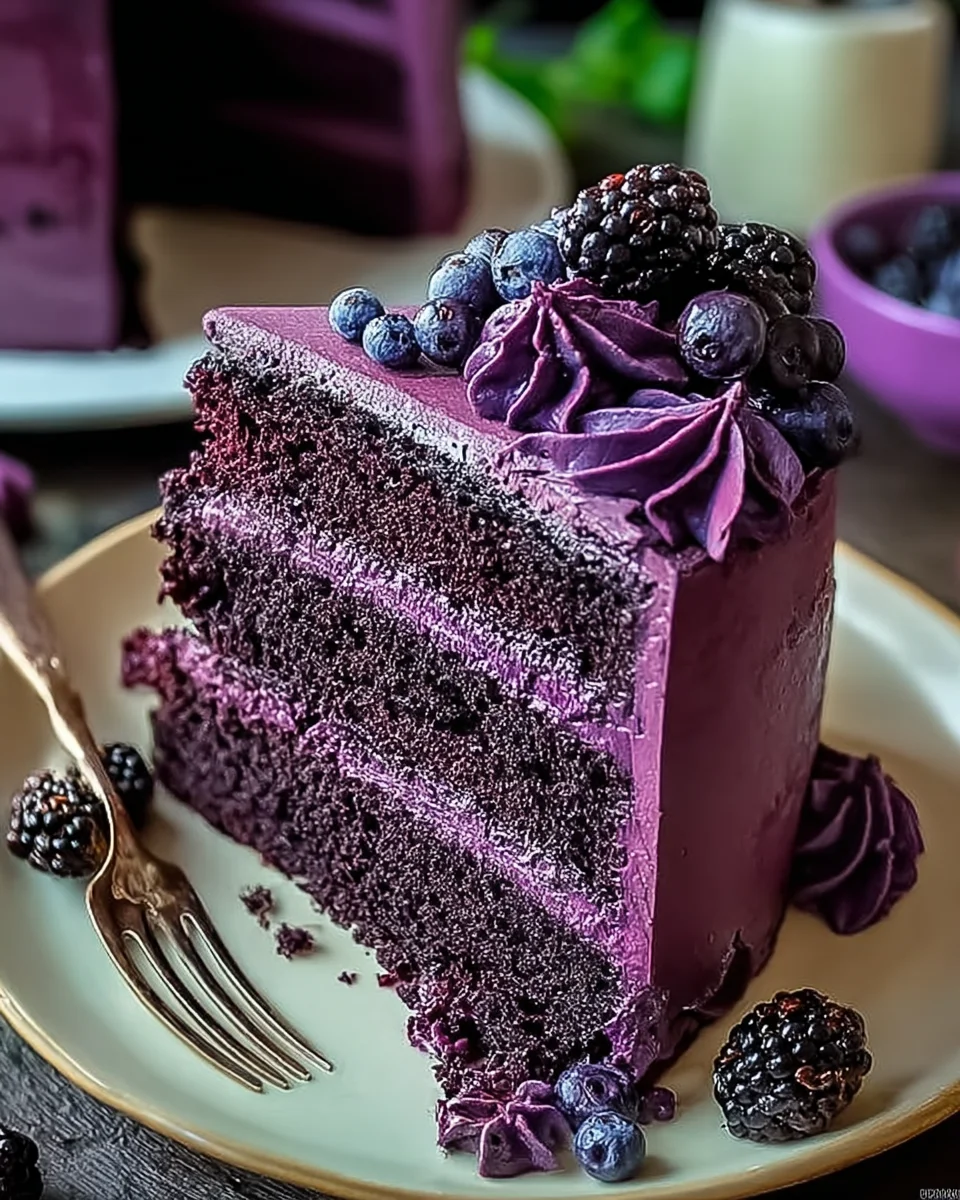 Purple Velvet Cake 28 Purple