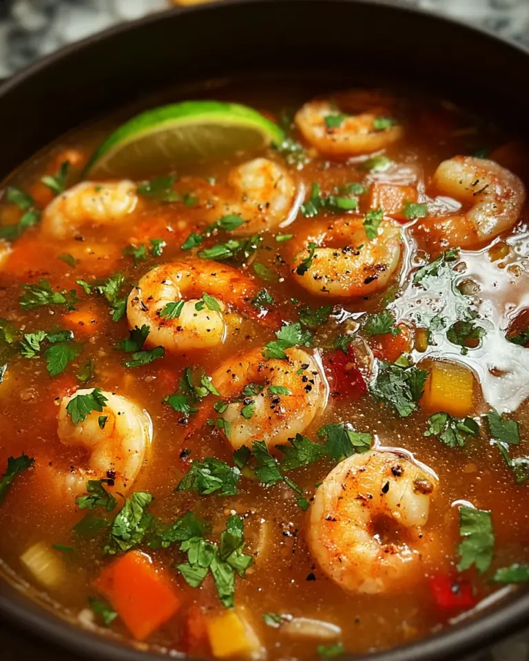 Quick and Spicy Shrimp Soup