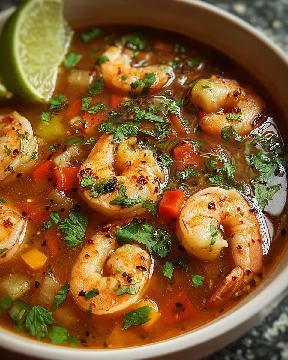 Quick and Spicy Shrimp Soup Quick