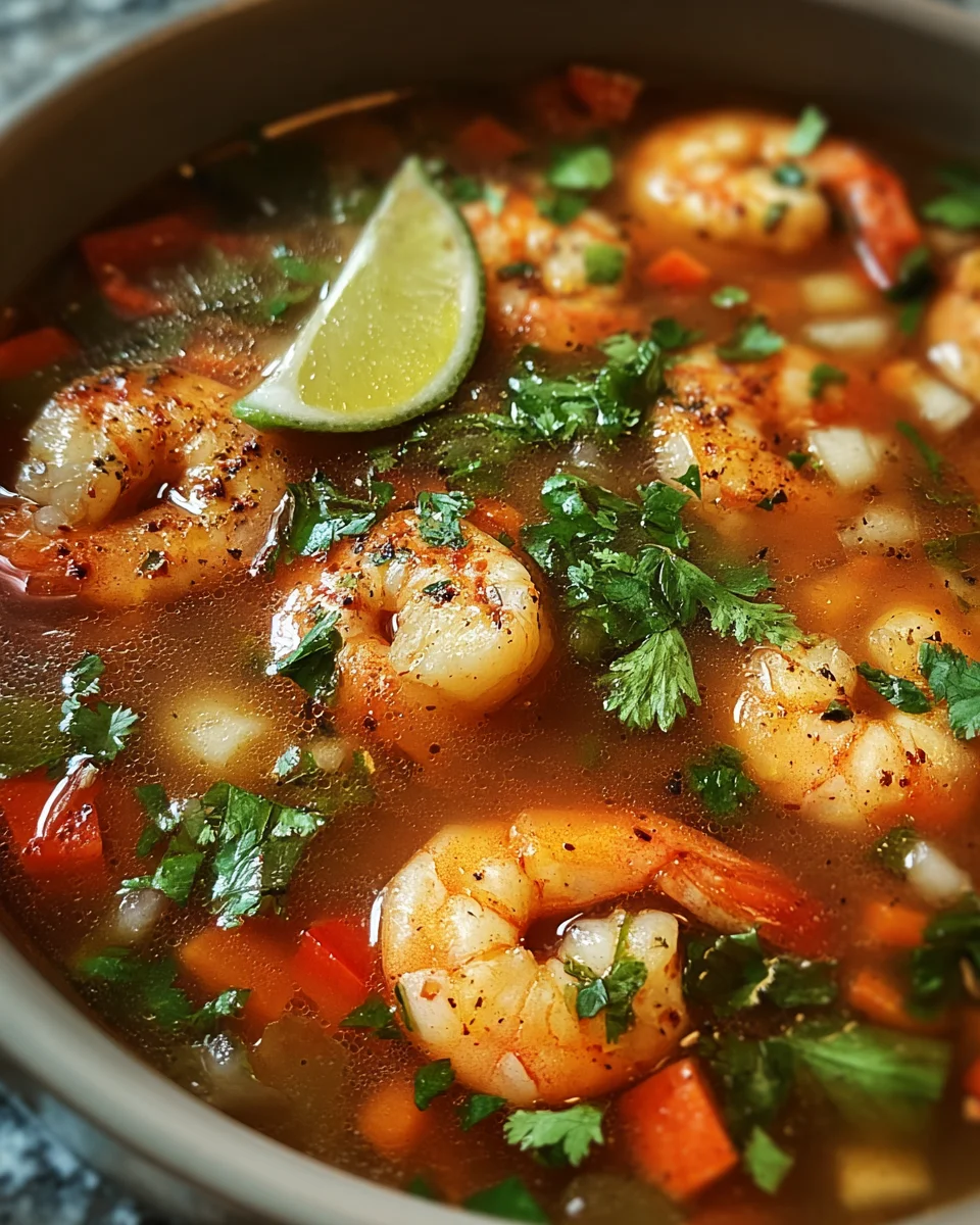Quick and Spicy Shrimp Soup Quick