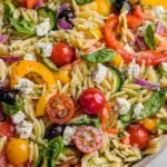 Rainbow Orzo Salad