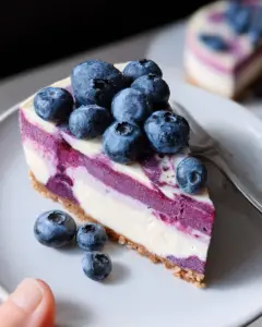Raw Vegan Blueberry Cheesecake