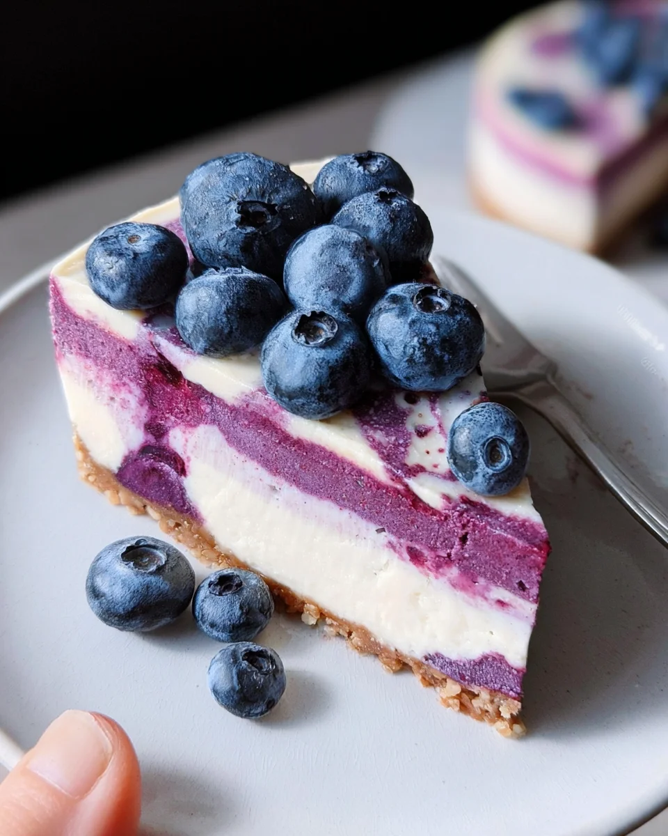 Raw Vegan Blueberry Cheesecake Raw Vegan Blueberry Cheesecake