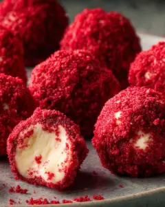 Red Velvet Cheesecake Bites