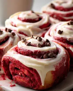 Red Velvet Cinnamon Rolls