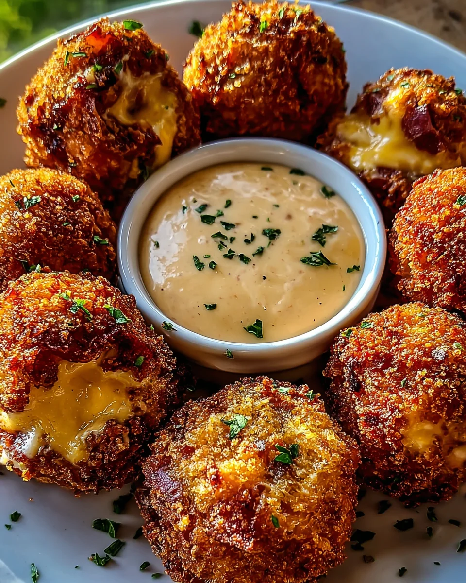 Reuben Balls with Spicy Thousand Island Dipping Sauce 25 Reuben