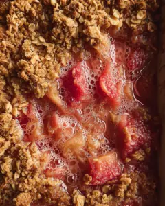 Rhubarb Crisp
