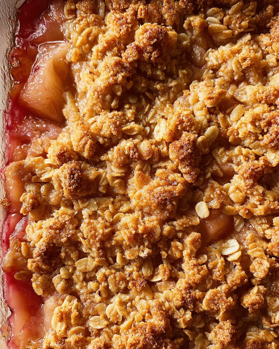 Rhubarb Crisp Rhubarb