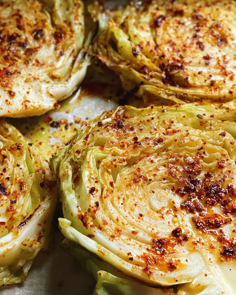 Roasted Cabbage Steaks Roasted
