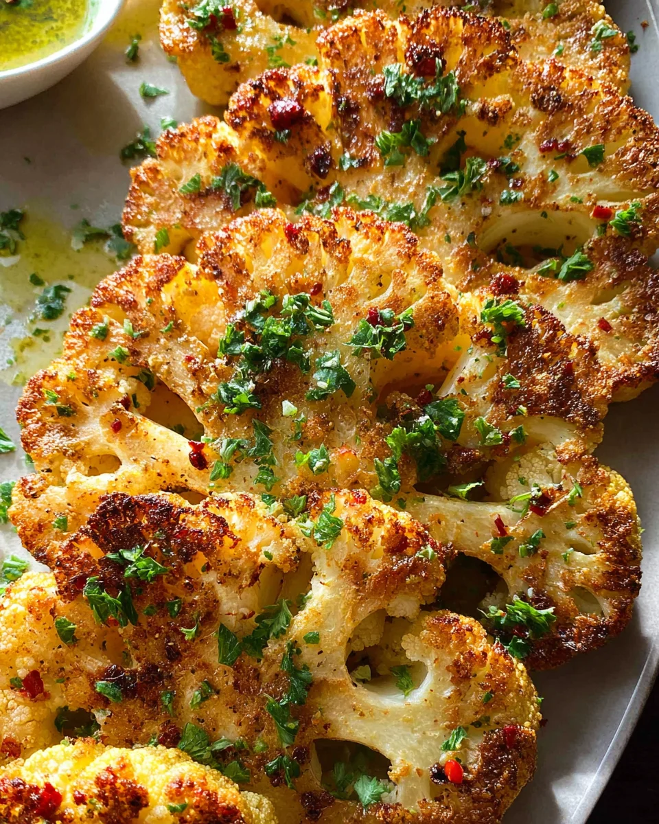 Roasted Cauliflower Steaks