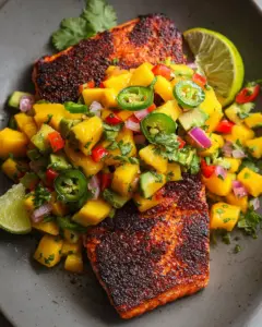 Salmon with Mango Salsa