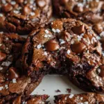 Salted Brownie Cookies Salted Brownie Cookies