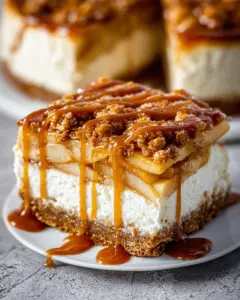 Salted Caramel Apple Pie Cheesecake