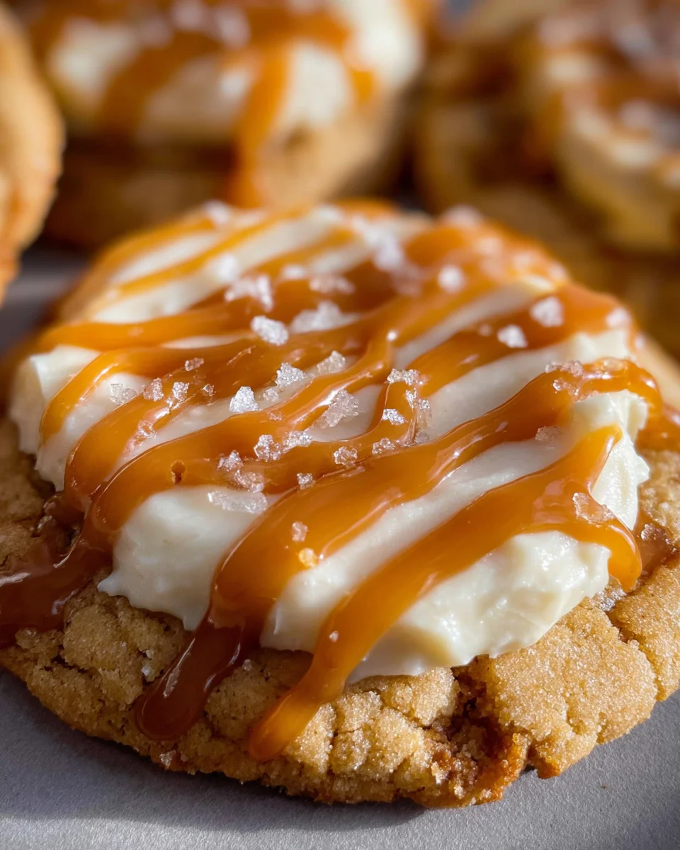 Salted Caramel Cheesecake Cookies Recipe Salted