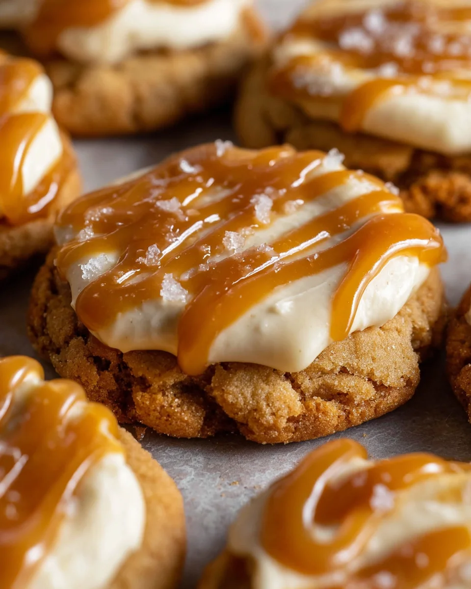 Salted Caramel Cheesecake Cookies Recipe Salted