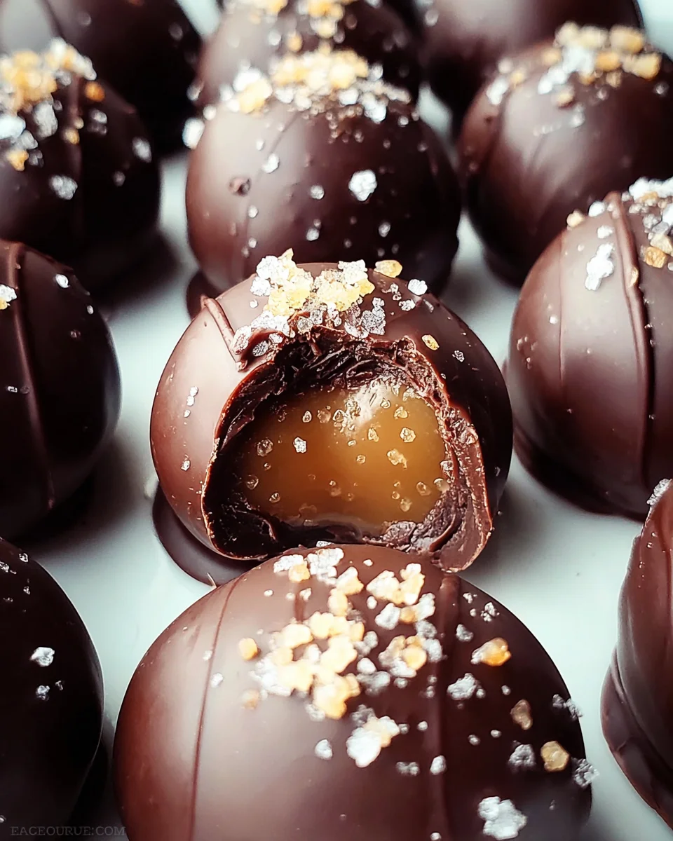 Salted Caramel Truffles Salted