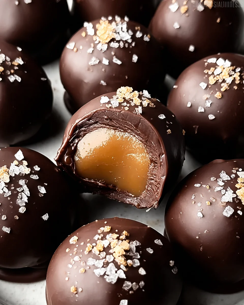 Salted Caramel Truffles Salted