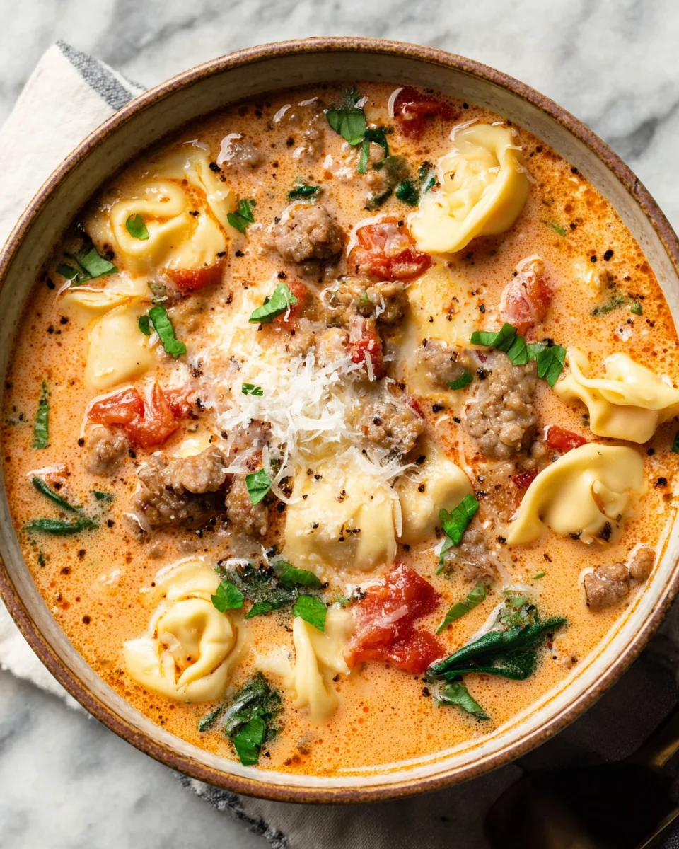 Sausage Tortellini Soup 26 Sausage Tortellini Soup