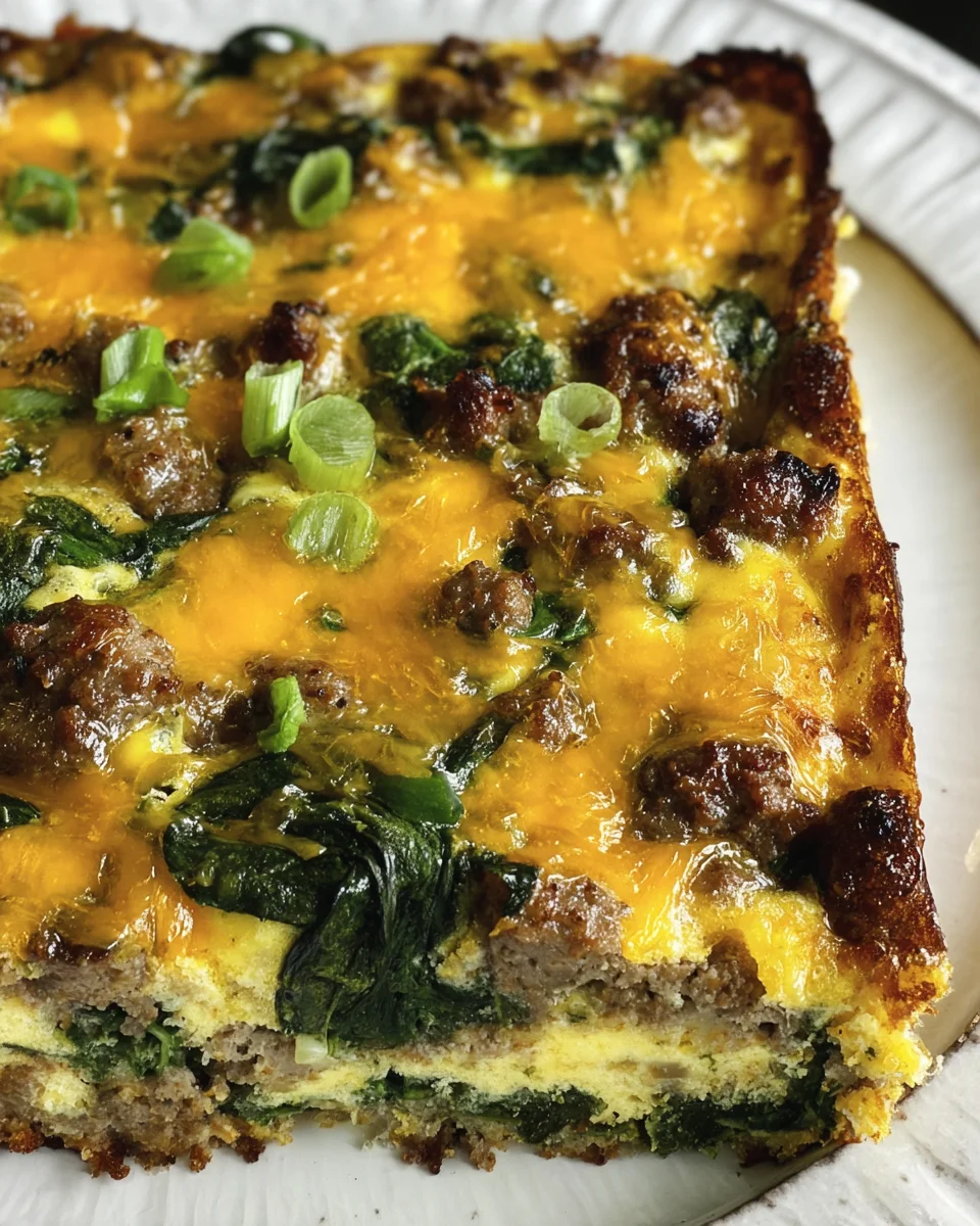 Sausage & Egg Keto Breakfast Casserole 19 Sausage & Egg Keto Breakfast Casserole