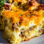 Savory Breakfast Sausage and Cheese Casserole Recipe Savory Breakfast Sausage and Cheese Casserole Recipe