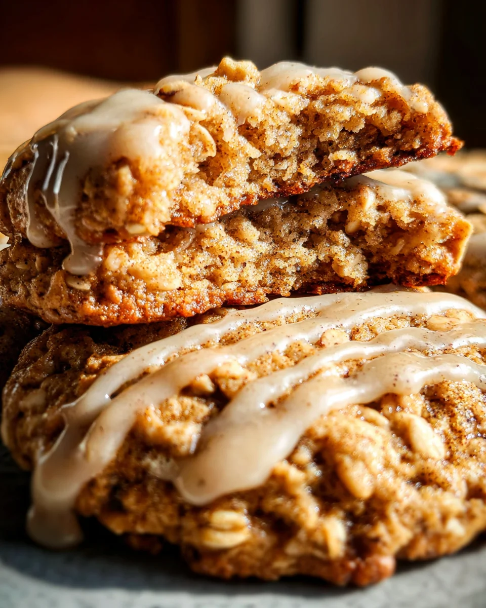 Seriously Thick & Chewy Chai Oatmeal Cookies with Maple Glaze 22 Seriously Thick & Chewy Chai Oatmeal Cookies with Maple Glaze