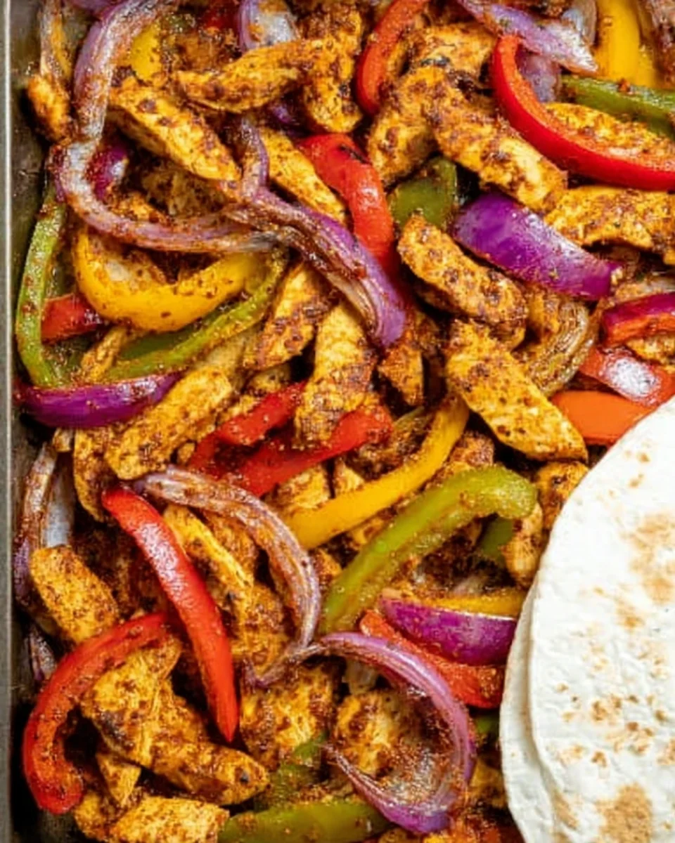 Sheet Pan Chicken Fajitas