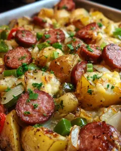 Smoked Sausage and Potato Bake