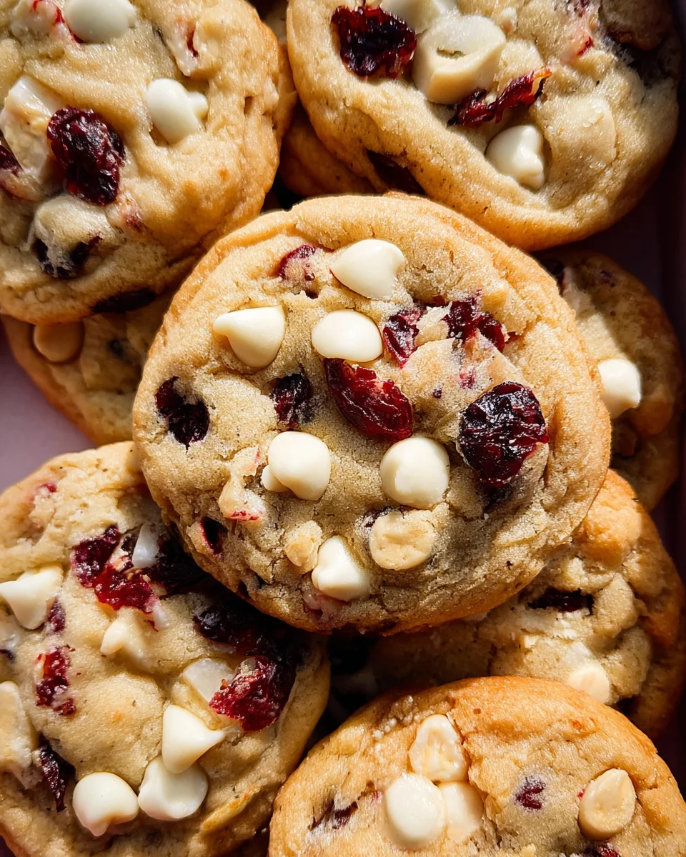 Soft-Baked White Chocolate Cranberry Cookies