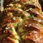 Sourdough Discard Garlic Pull Apart Bread