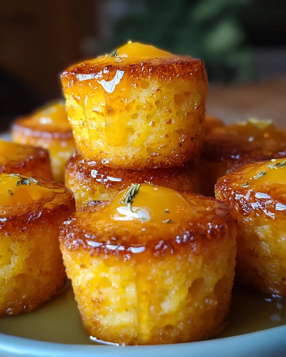 Southern-Style Honey Butter Cornbread Poppers