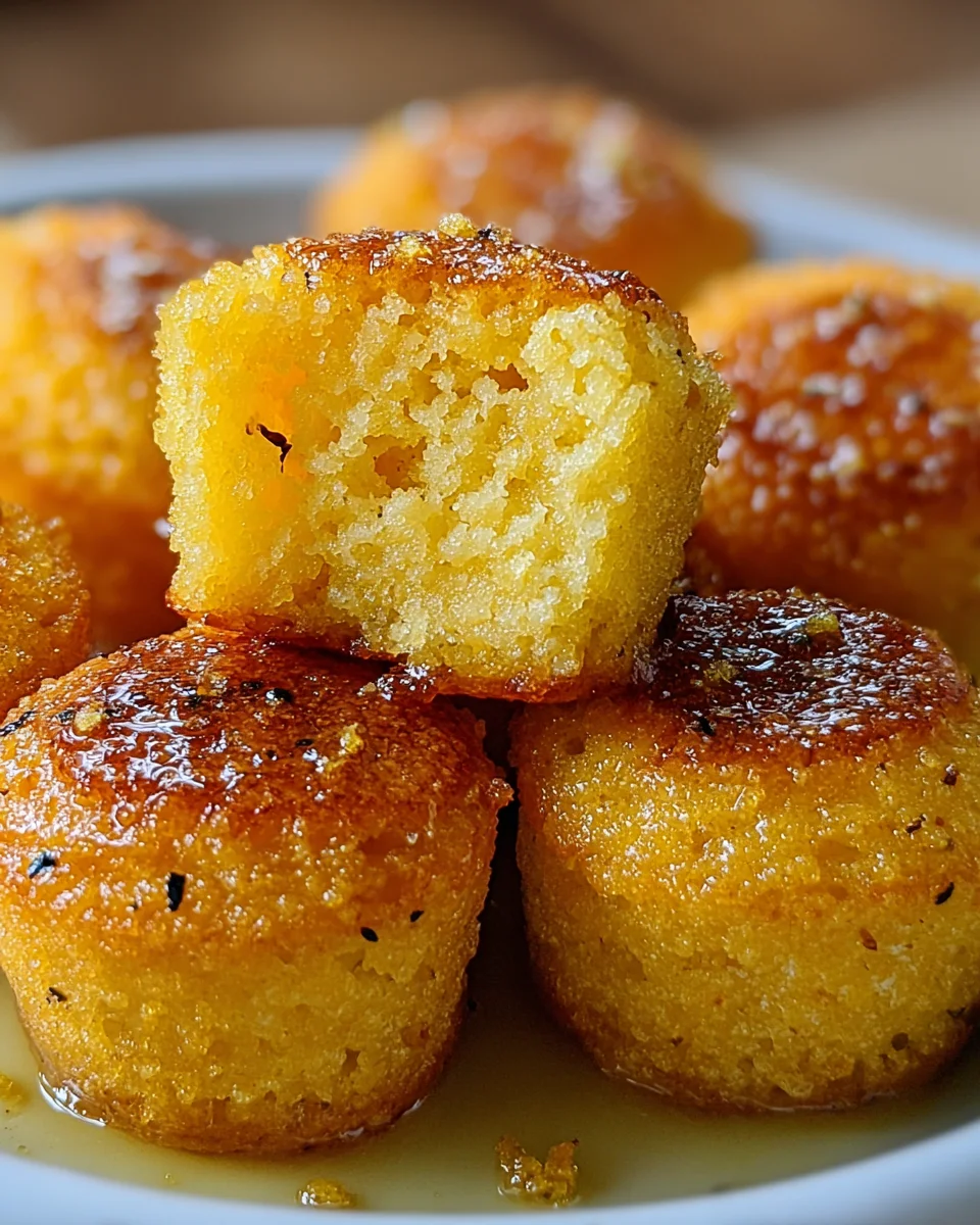 Southern-Style Honey Butter Cornbread Poppers