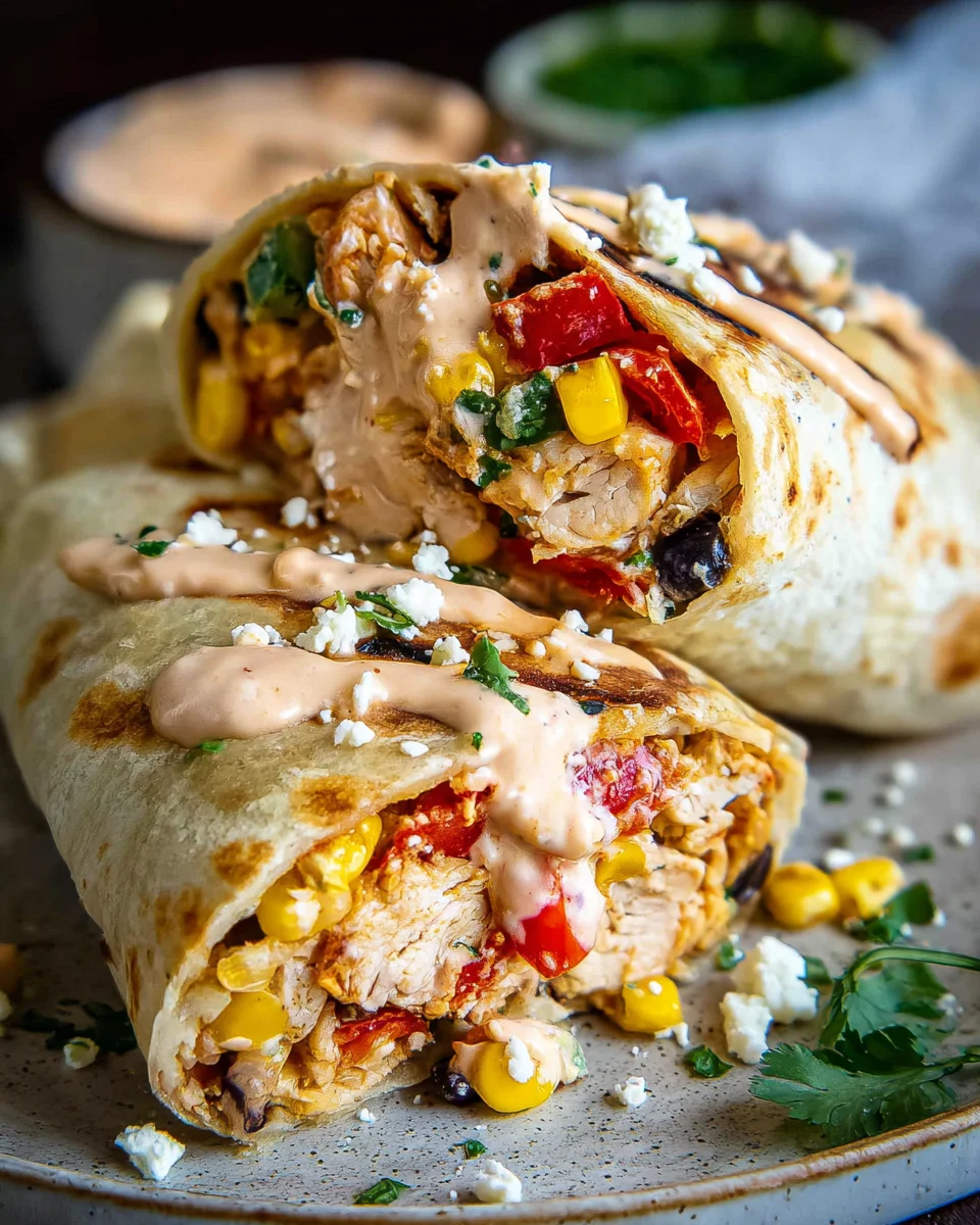 Southwest Chicken Wrap Southwest