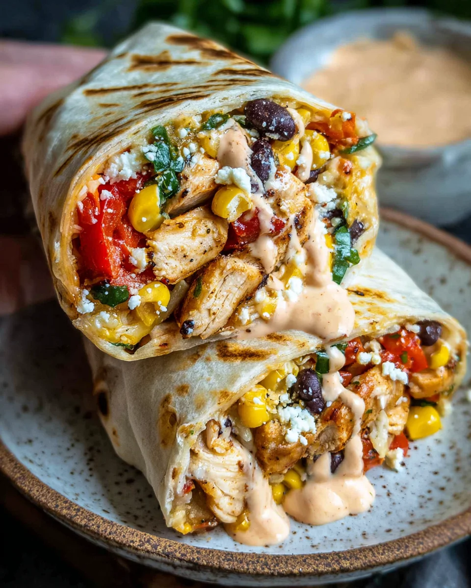 Southwest Chicken Wrap Southwest
