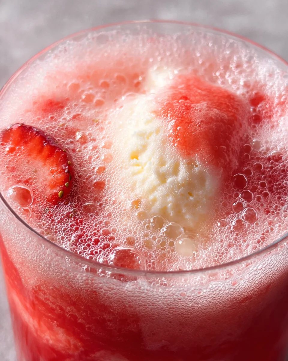 Sparkling Strawberry Float 15 Sparkling