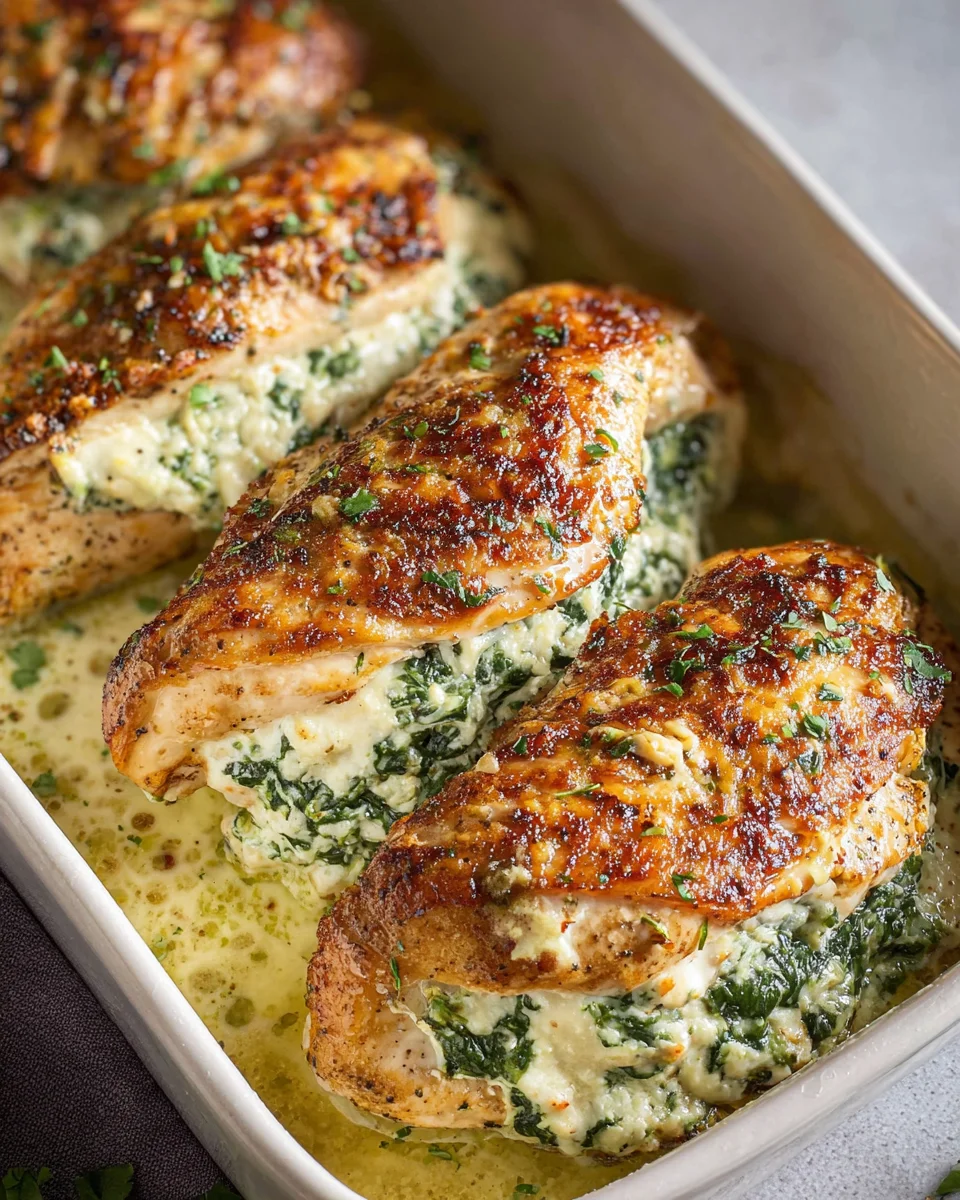Spinach Stuffed Chicken Fillets Spinach Stuffed Chicken Fillets