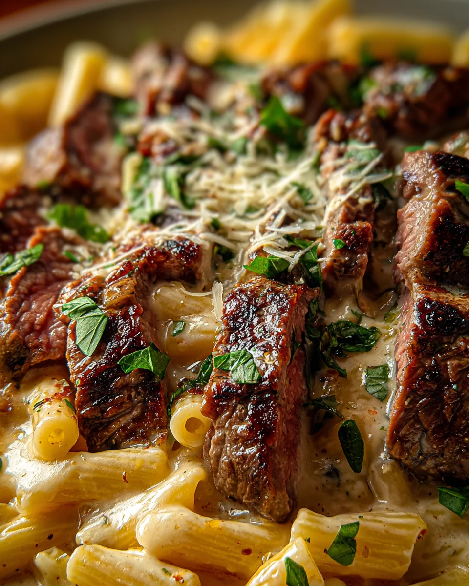 Steak and Creamy Garlic Parmesan Pasta 17 Steak and Creamy Garlic Parmesan Pasta