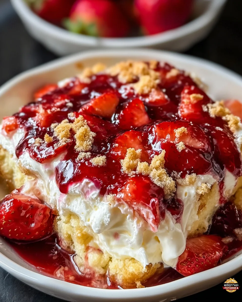Strawberry Cheesecake Dump Cake 17 Strawberry