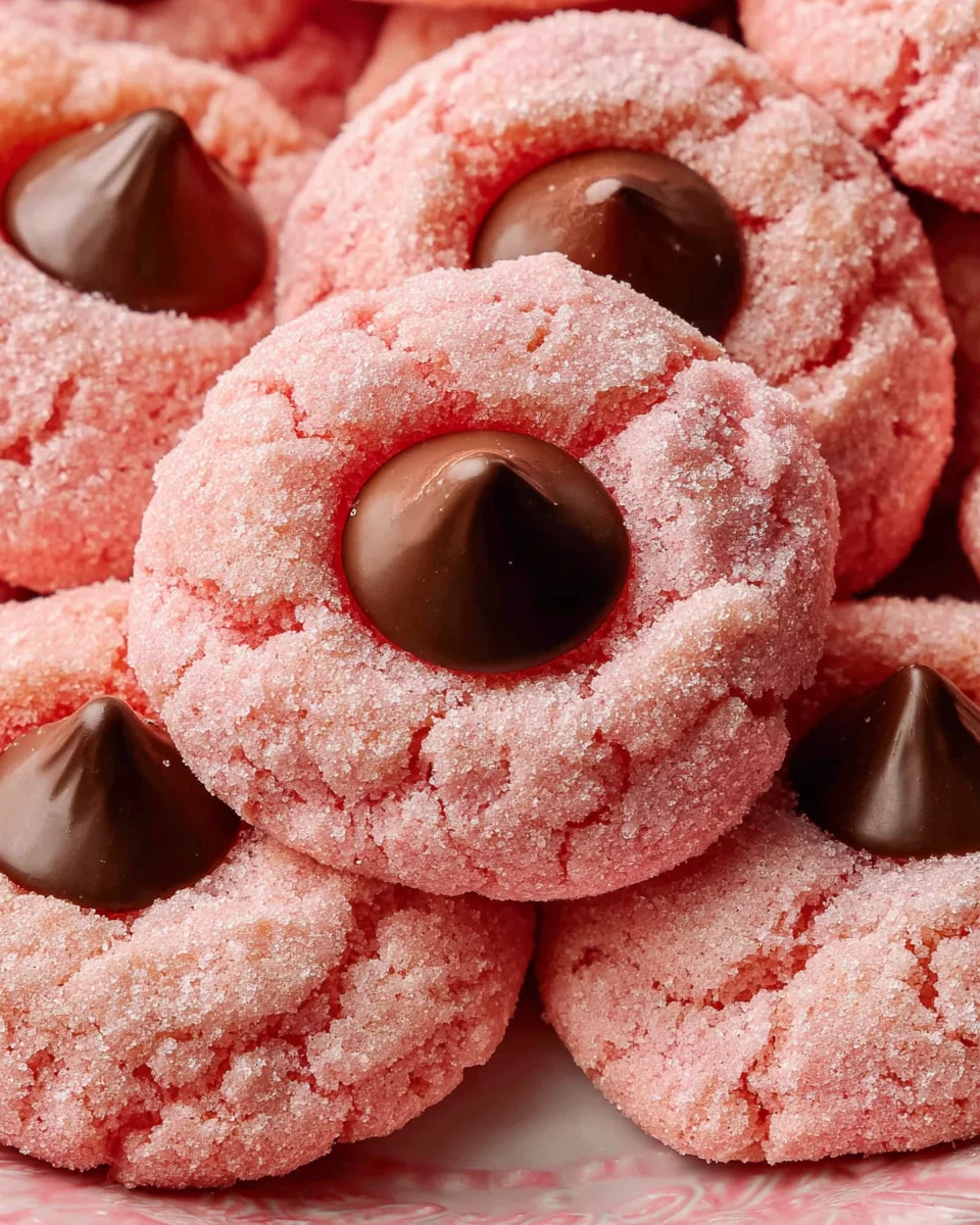 Strawberry Kiss Cookies Recipe