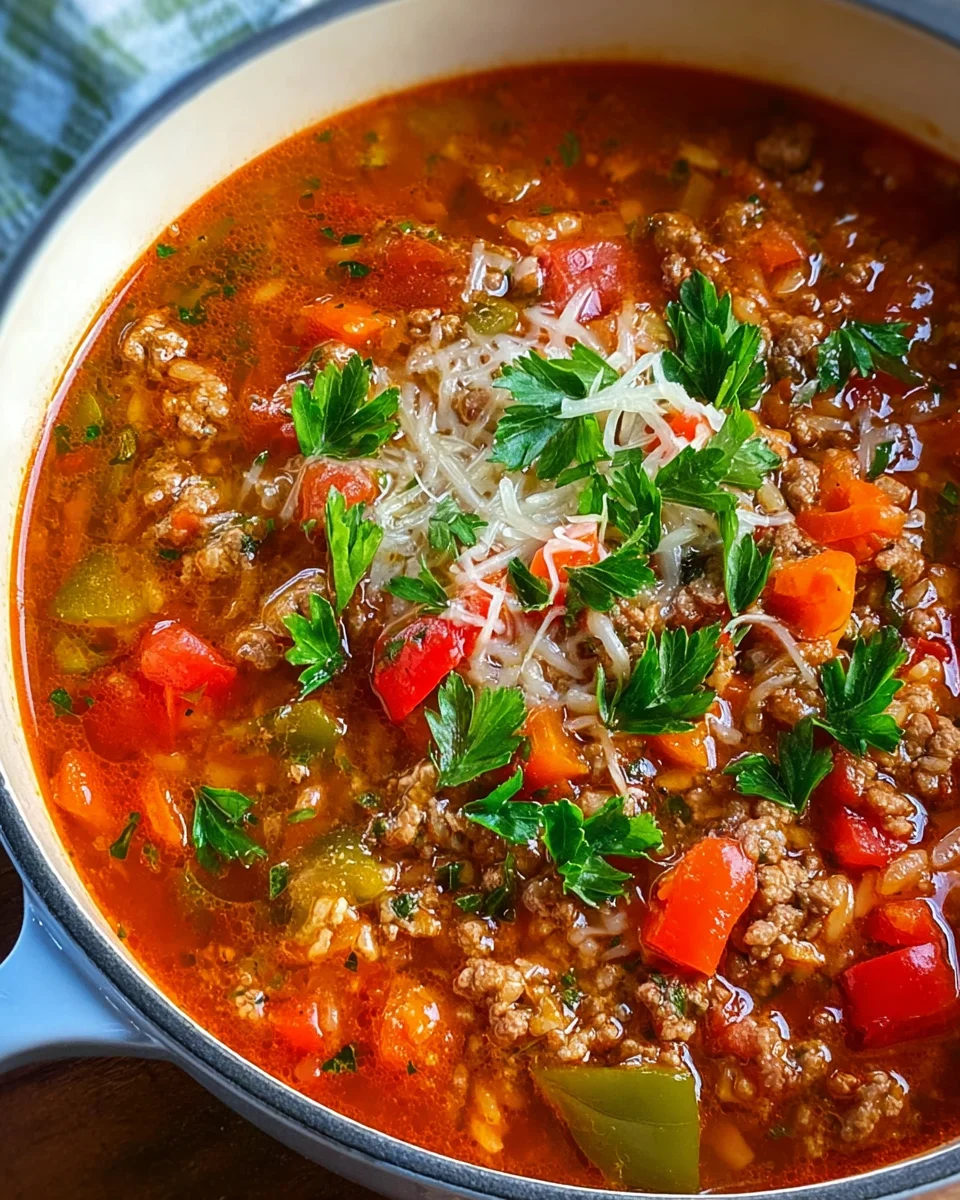 Stuffed Pepper Soup 22 Stuffed