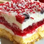 Summer Berry Jello Lasagna