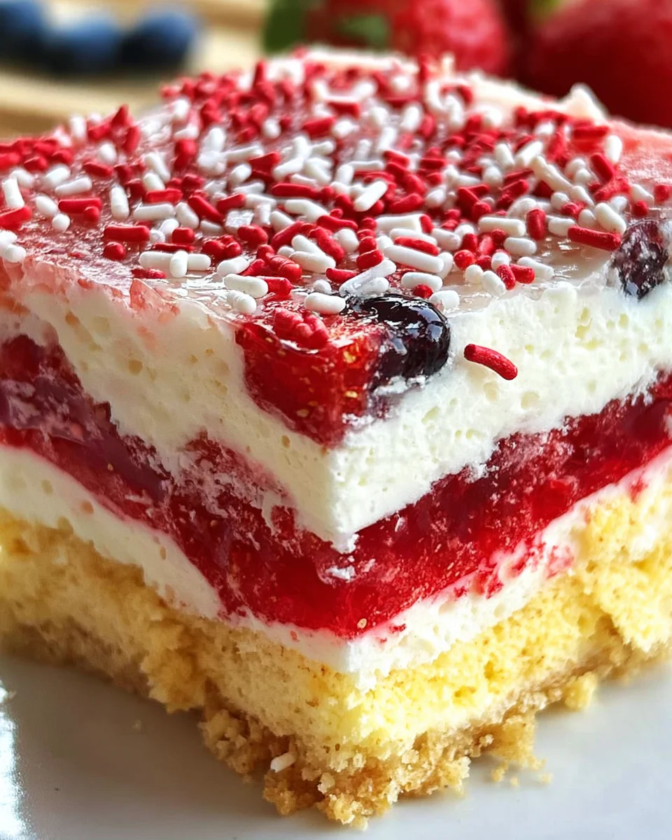 Summer Berry Jello Lasagna 22 Summer Berry Jello Lasagna