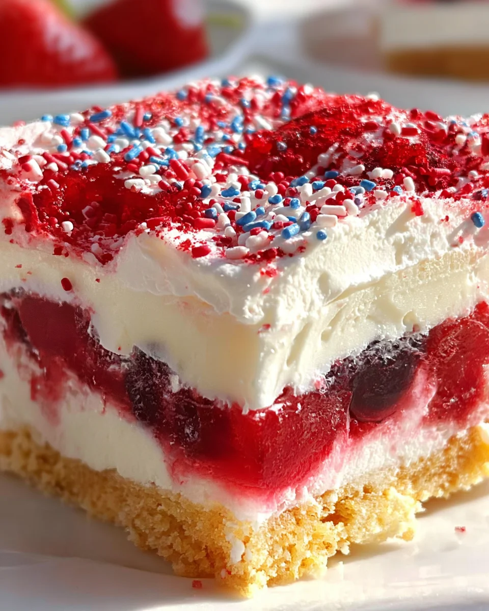 Summer Berry Jello Lasagna 24 Summer