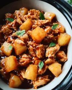 Sweet Hawaiian Crockpot Chicken