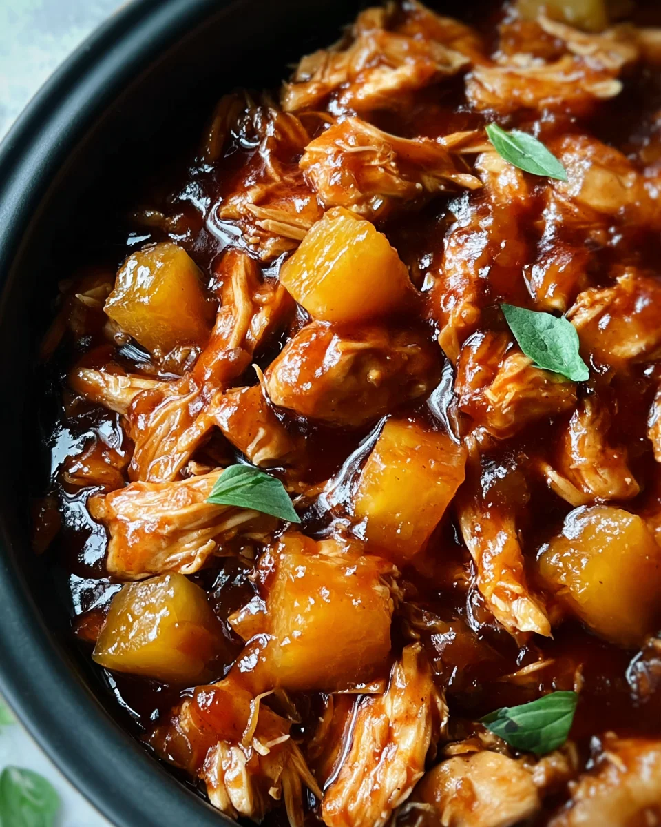 Sweet Hawaiian Crockpot Chicken Sweet